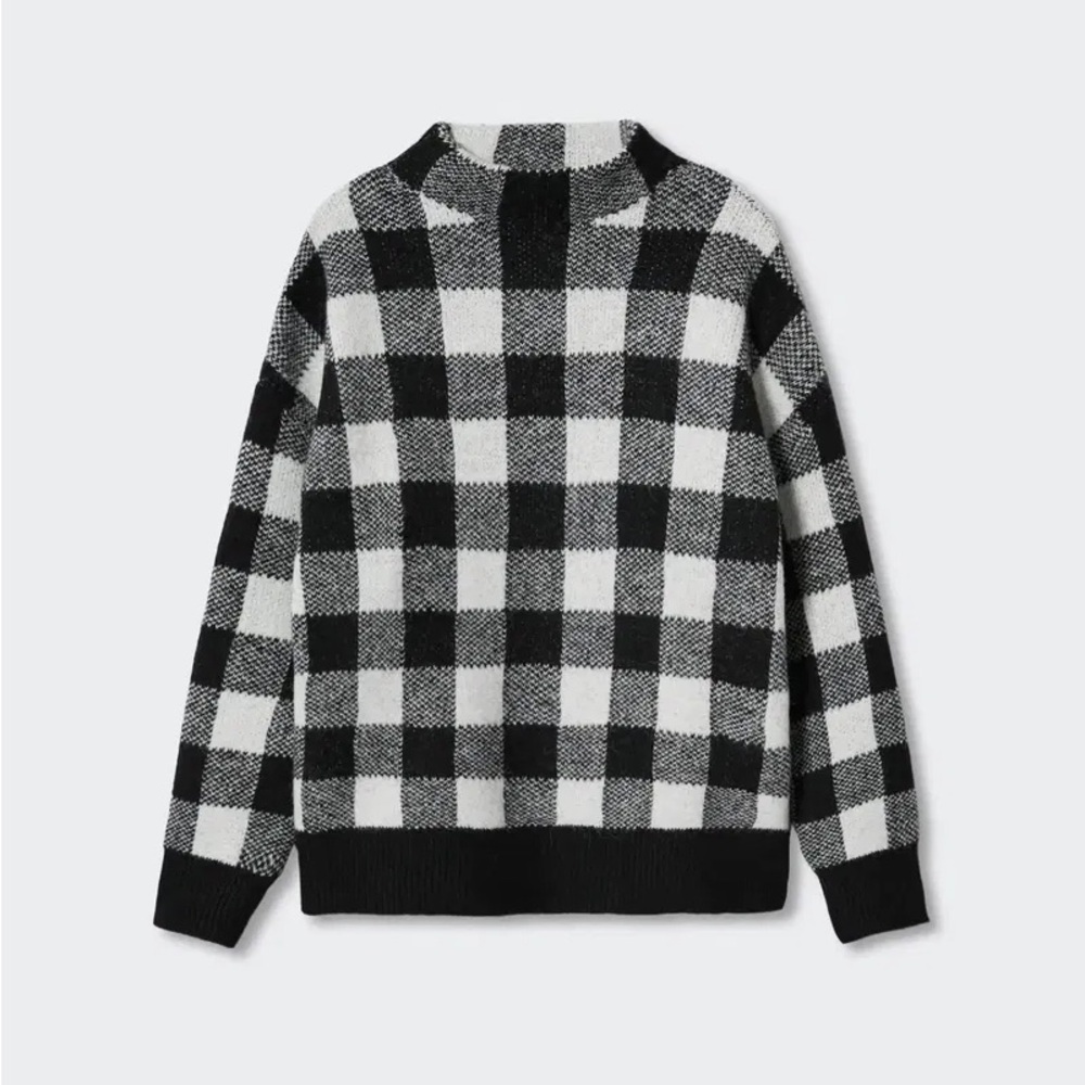 Mango monochrome knit sweater size M